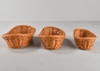 Set of 3 Nesting Wicker Baskets