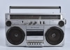 Portable AM/FM Stereo Radio Cassette Recorder Boombox; Sears