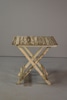 Slatted Wood Occasional Garden Table