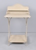 Painted White Metal Washstand
