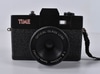 Film Camera with Strap and Case; Time