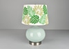 Aqua Lamp with Leaf Pattern on Shade