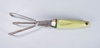 Hand Fork with Wooden Handle Painted Green