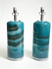 Teal Swirls Lamp