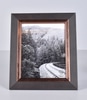 Rectangular Wood Picture Frame with Rose Gold Detail