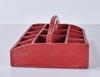 Red Wooden Tool or Hardware Box