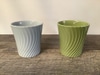 Ceramic Waving Column Vase B