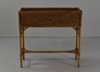 Tall Rectangular Wicker Planter w/ Tin Liner