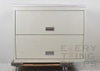 Two (2) Putty Drawer Lateral Filing Cabinet