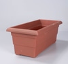Rectangular Plastic Planter - Faux Terracotta
