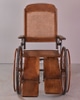 Oak Framed and Caned Seat Wheelchair