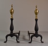 Pair of Brass Andirons