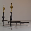 Pair of Brass Andirons