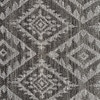 7x5 Slate Gray Diamond Pattern Rug