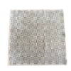 4.5x5.5 Cream and Light Green Square Rug