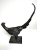 Carved Peacock Iron Sculpture