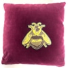 Golden Bee appliqué Pillow