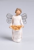 Figurine of Angel Carrying Sunflowers