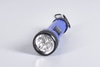Blue Plastic Flashlight with Wrist Strap