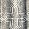 12x9 Gray and Cream Pattern Rug