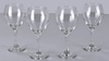 Set of 4 Red Wine Glasses; Libbey