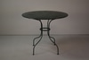Round Steel Dining Garden Table w/ Four Legs