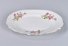 White Porcelain Serving Dish with Floral Motif