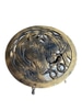 Distressed Brass  Horse Table