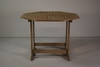Octagon Shaped Wood Garden Dining Table