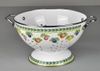 Enamel Colander w/ Fruit Motif
