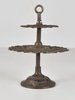 Two Tiered Cast Iron Rubber Stamp Holder