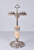Standing Ashtray with Decorative Marble Stand