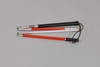 Folding White & Red Cane aka "Blind Man's Cane"