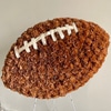 SILK Football Easel Arrangement