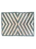 7x5 Teal and Ivory Charing Cross Pattern Rug