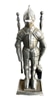 Silver Knight Fireplace Tools