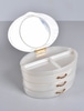 Oval Three Tier Jewelry Box