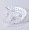 Crescent Shaped Glass Candy Dish