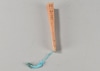 Handheld Wooden Fan with cutouts