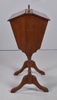Legged Sewing Box with Hinged Lids