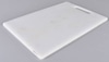 White Plastic Cutting Board w/ Cutout Handle