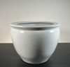 18" Porcelain Fishbowl Planter
