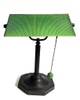 Green Vintage Bankers Lamp