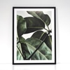 Large Framed Print: Green Home 01
