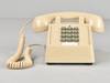 Beige Touchtone Desk Phone