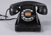 Desktop Steel Body Rotary Phone with Bakelite Handset