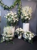 Medium White Delphinium Pedestal Arrangement