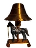 Copper Horse Tea Lamp