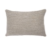 Gray Textured Lumbar Pillow