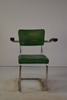 Tube Steel Cantilevered Armchair